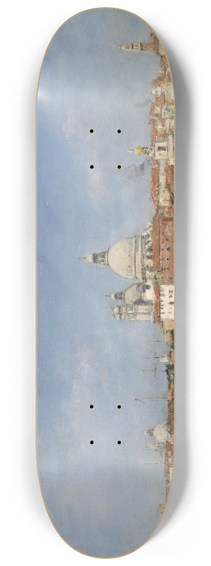 Eugne Boudin - Venice, Santa Maria della Salute from San Giorgio 8.25 inch art skate deck