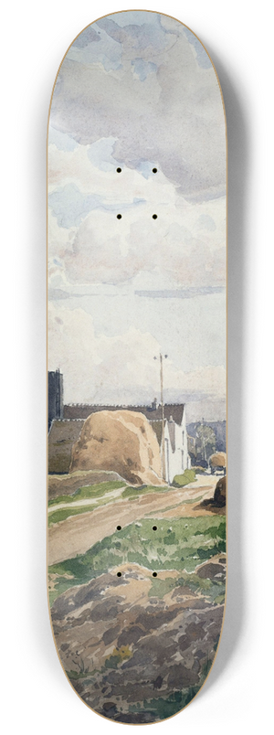 Eugne Bourgeois - Rue Sacrot 8.25 inch art skate deck