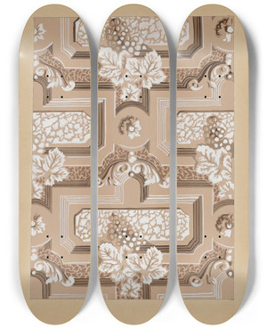 Triptych art skateboard deck of Karl Joubert Wall Paper_1 by Karl Joubert