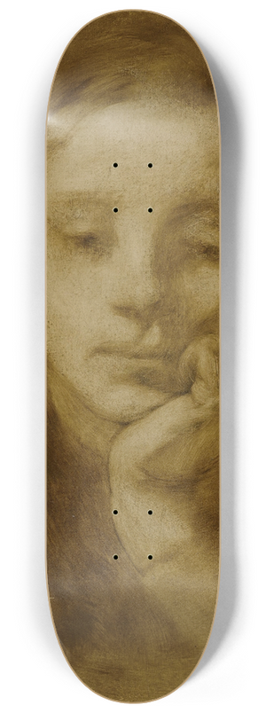 Eugne Carriere - Tte de femme 8.25 inch art skate deck