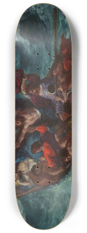Eugne Delacroix - Christ Asleep during the Tempest 8.25 inch art skate deck Eugne Delacroix - Christ Asleep during the Tempest 8.25 inch art skate deck