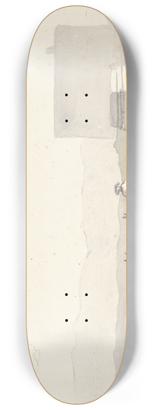 Abraham-Louis-Rodolphe Ducros - Halteplaats onderweg voor aankomst in Terracina 8.25 inch art skate deck Abraham-Louis-Rodolphe Ducros - Halteplaats onderweg voor aankomst in Terracina 8.25 inch art skate deck