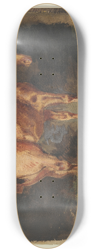 Eugne Delacroix - Study of aHorse-1 8.25 inch art skate deck
