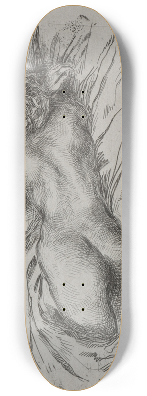 Eugne Delacroix - Study of a Woman Seen from the Back 8.25 inch art skate deck Eugne Delacroix - Study of a Woman Seen from the Back 8.25 inch art skate deck