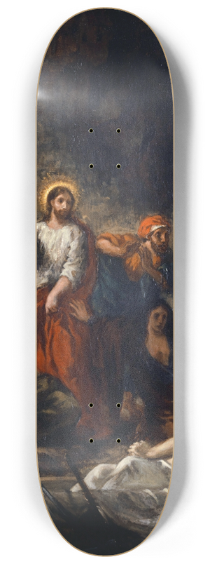 Eugne Delacroix - The Resurrection of Lazarus 8.25 inch art skate deck Eugne Delacroix - The Resurrection of Lazarus 8.25 inch art skate deck