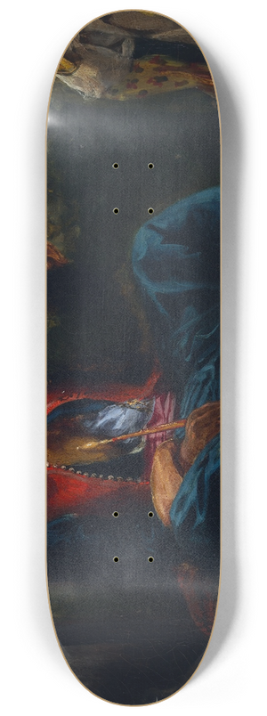 Eugne Delacroix - The Smoker 8.25 inch art skate deck