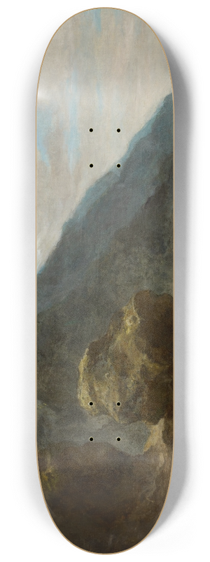 Eugne Delacroix - View of Tangier from the Seashore 8.25 inch art skate deck