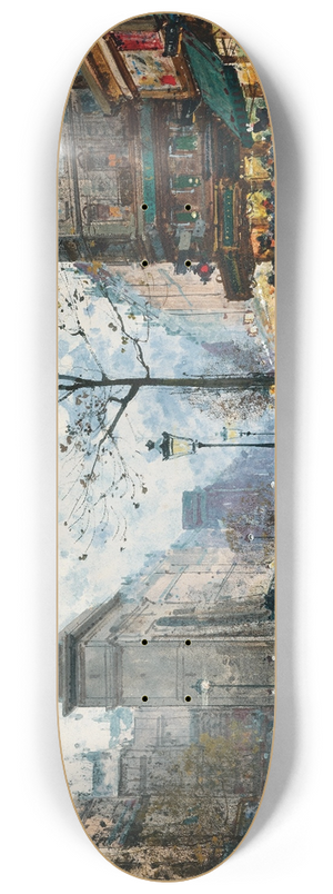 Eugne Galien-Laloue - Paris, La Porte Saint-Denis 8.25 inch art skate deck