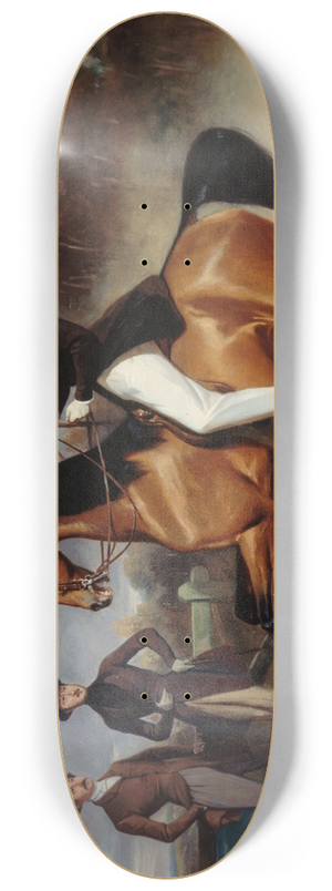 Eugne Giraud - Le Comte de Lancosme-Brves 8.25 inch art skate deck