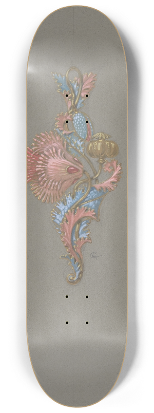 Eugne Grasset - Design for a Pendant 8.25 inch art skate deck