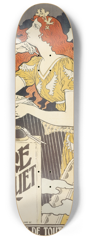 Eugne Grasset - Encre L. Marquet 8.25 inch art skate deck