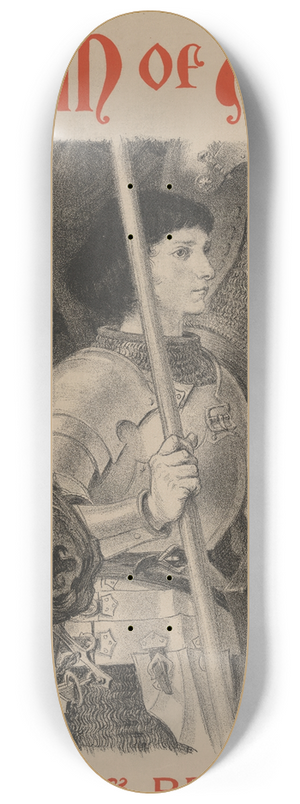 Eugne Grasset - Mark Twains Joan of Arc 8.25 inch art skate deck