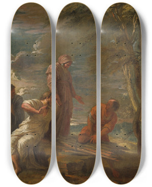 Triptych art skateboard deck of Circle Of Salvator Rosa The Philosophers by Circle Of Salvator Rosa (1615-1673) Triptych art skateboard deck of Circle Of Salvator Rosa The Philosophers by Circle Of Salvator Rosa (1615-1673)