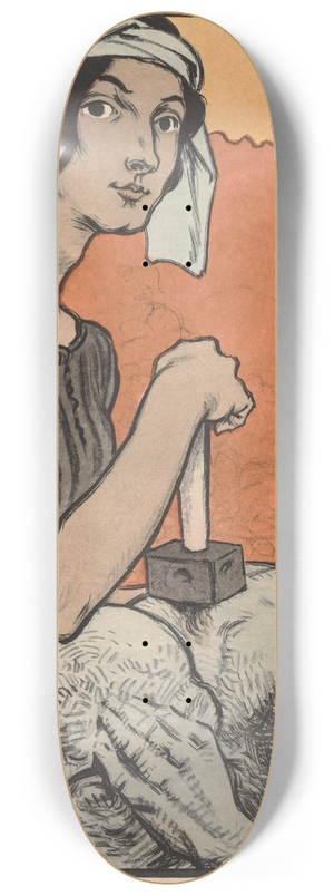 Eugne Grasset - Sculptress 8.25 inch art skate deck