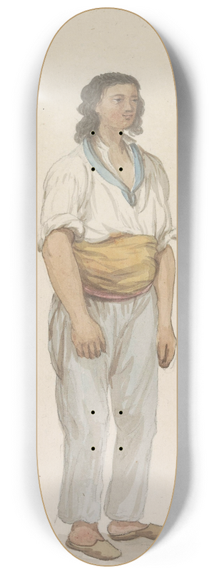 Abraham-Louis-Rodolphe Ducros - Jongen in herberg op Malta 8.25 inch art skate deck Abraham-Louis-Rodolphe Ducros - Jongen in herberg op Malta 8.25 inch art skate deck