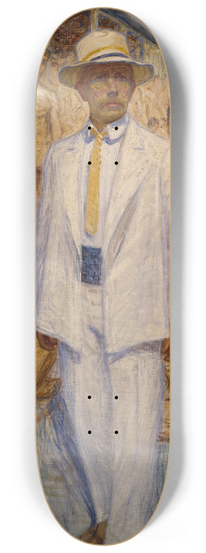 Eugne Jansson - Selfportrait 8.25 inch art skate deck