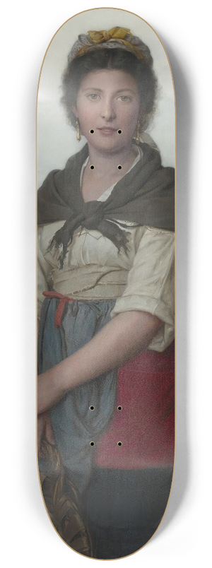 Eugne-Marie Salanson - The fishergirl 8.25 inch art skate deck Eugne-Marie Salanson - The fishergirl 8.25 inch art skate deck