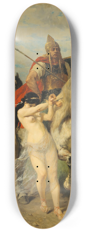 Evariste-Vital Luminais - The Invasion 8.25 inch art skate deck