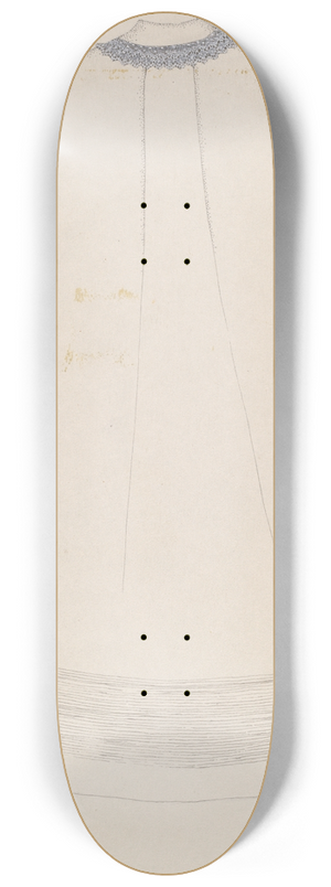 Evelyn Bailey - Nightgown (Back View) 8.25 inch art skate deck