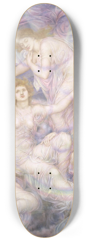 Evelyn De Morgan - Daughters of the Mist 8.25 inch art skate deck