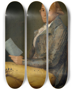 Triptych art skateboard deck of Francisco De Goya Sebastin Martnez Y Prez 17471800 by Francisco de Goya (1746-1828)