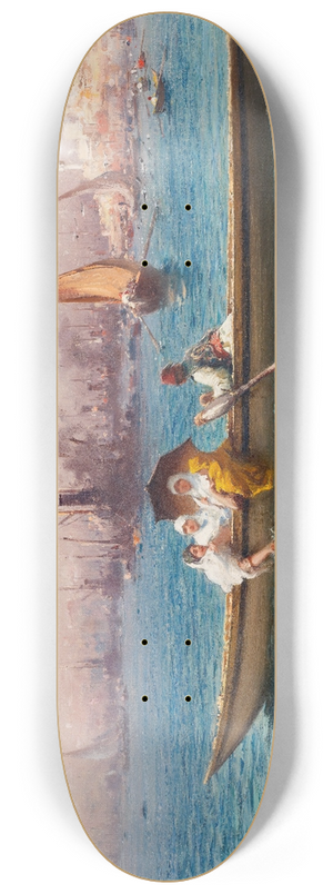 Fausto Zonaro - Amusement on the Caique 8.25 inch art skate deck