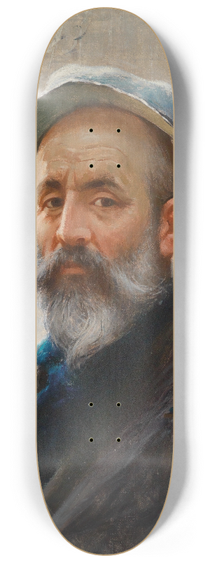 Fausto Zonaro - Selbstbildnis 8.25 inch art skate deck