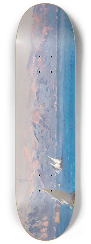Fausto Zonaro - The Aegean Coast 8.25 inch art skate deck