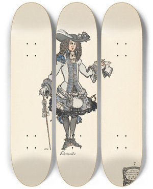 Triptych art skateboard deck of Ernst Stern Dorantes by Ernst Stern (1876-1954) Triptych art skateboard deck of Ernst Stern Dorantes by Ernst Stern (1876-1954)