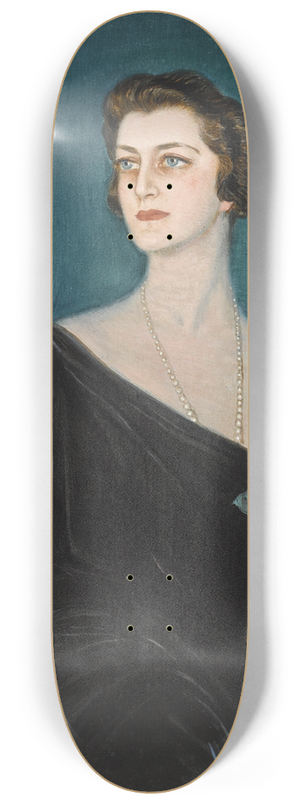 Federico Beltrn Masss - A portrait of May Fleishhacker 8.25 inch art skate deck