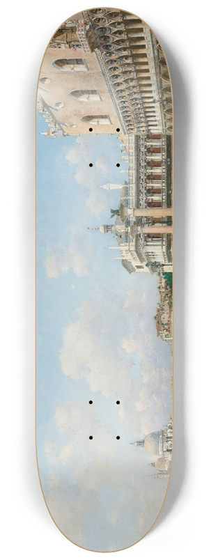 Federico del Campo - The DogeS Palace And Santa Maria Della Salute 8.25 inch art skate deck