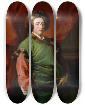 Triptych art skateboard deck of Pompeo Batoni Portrait Of Joseph Leeson Later 1St Earl Of Milltown 17111783 by Pompeo Batoni (1708-1787) Triptych art skateboard deck of Pompeo Batoni Portrait Of Joseph Leeson Later 1St Earl Of Milltown 17111783 by Pompeo Batoni (1708-1787)