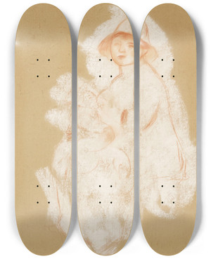 Triptych art skateboard deck of Pierreauguste Renoir Mre Et Enfant Maternit by Pierre-Auguste Renoir (1841-1919) Triptych art skateboard deck of Pierreauguste Renoir Mre Et Enfant Maternit by Pierre-Auguste Renoir (1841-1919)