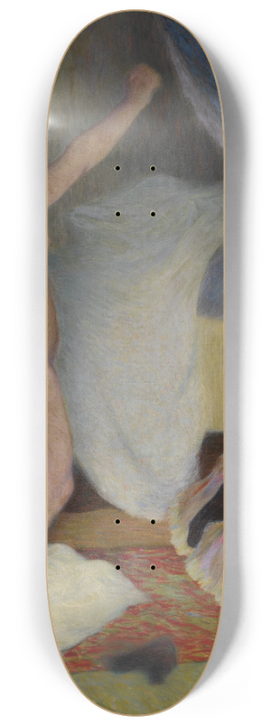 Federico Zandomeneghi - Le Lever: femme stirant 8.25 inch art skate deck