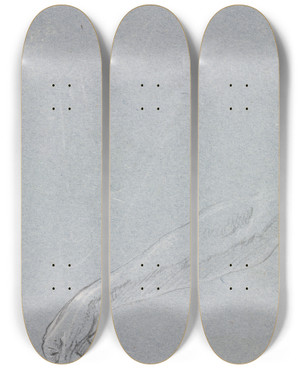 Triptych art skateboard deck of Francesco Lorenzi Verona Sketchbook Right Hand Page 7 by Francesco Lorenzi (1723-1787)