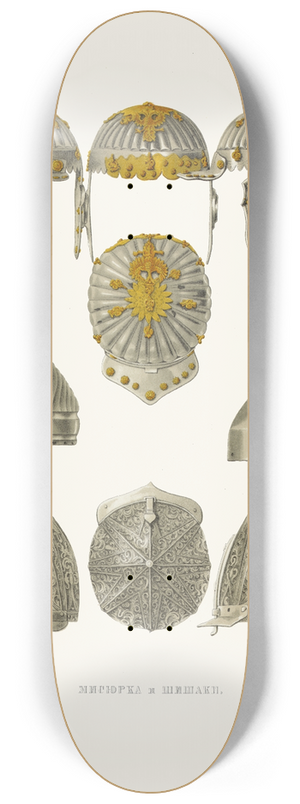 Fedor Grigoryevich Solntsev - Misiurka i shishaki 8.25 inch art skate deck