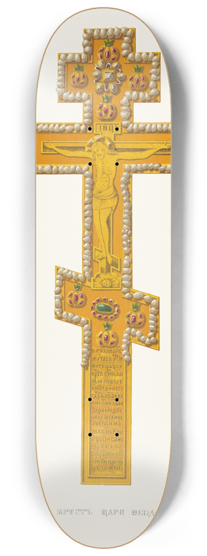 Fedor Grigoryevich Solntsev - Naprestolnyi krest tsaria Feodora Alekseevicha. (izobrazhenie 1.) 8.25 inch art skate deck