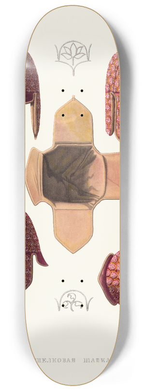 Fedor Grigoryevich Solntsev - Shelkovaia shapka 8.25 inch art skate deck