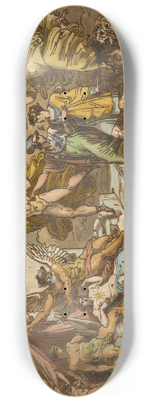 Felice Giani - Allegory on the Life of Canova 8.25 inch art skate deck