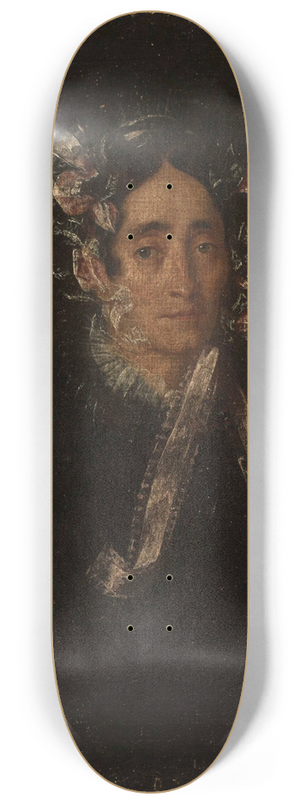 Feliks Pczarski - Portrait of a woman in a cap 8.25 inch art skate deck
