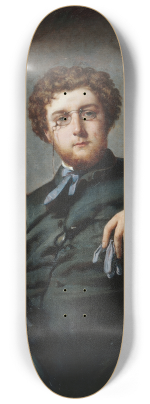 Felix-Henri Giacomotti - Georges Bizet (1838-1875), compositeur 8.25 inch art skate deck Felix-Henri Giacomotti - Georges Bizet (1838-1875), compositeur 8.25 inch art skate deck
