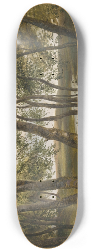 Felix von Schiller - Buchenwald am Ganszipfel (Chiemsee) 8.25 inch art skate deck