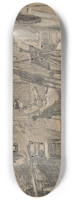 Ferdinand Balzer - In the studio 8.25 inch art skate deck