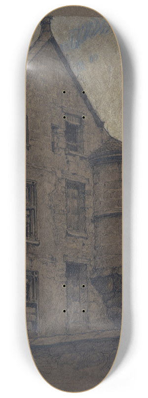 Ferdinand Boberg - Derrire de lhtel de Sens 8.25 inch art skate deck