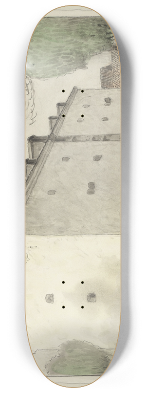 Ferdinand Boberg - Gripsholm 8.25 inch art skate deck