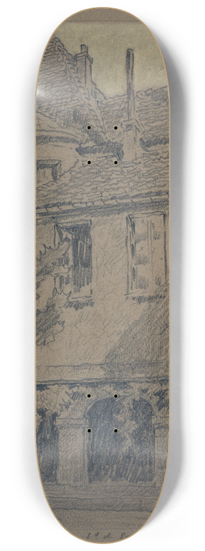 Ferdinand Boberg - La Maternit, boulevard de Port-Royal 8.25 inch art skate deck