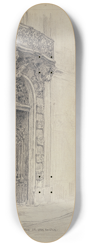 Ferdinand Boberg - LHtel Chenizot, 51 rue Saint Louis en lle 8.25 inch art skate deck