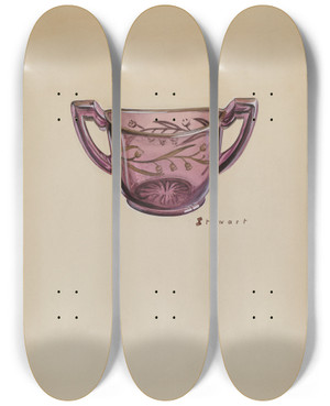 Triptych art skateboard deck of Robert Stewart Sugar Bowl_4 by Robert Stewart (20-)
