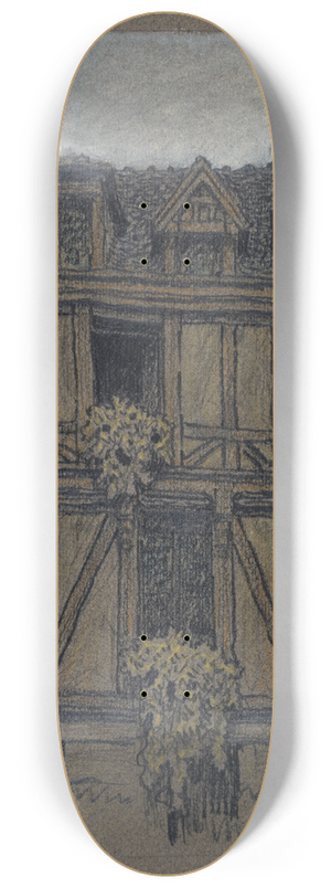 Ferdinand Boberg - Maison, 117 rue Saint Antoine 8.25 inch art skate deck