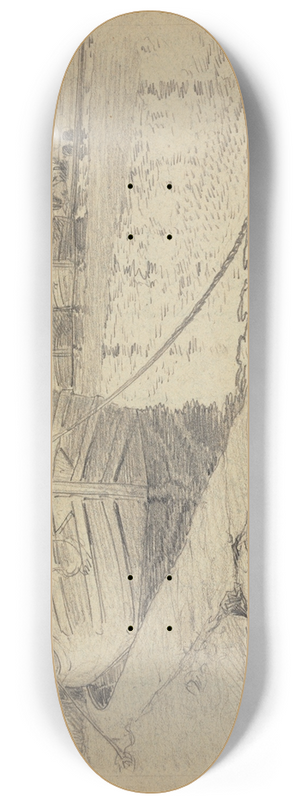 Ferdinand Boberg - Quai de Valmy 8.25 inch art skate deck